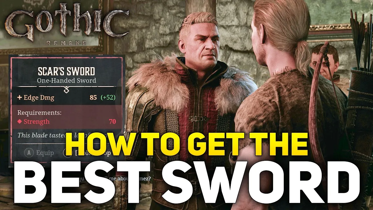 Scar's Sword + crossbow from the Old Camp throne room